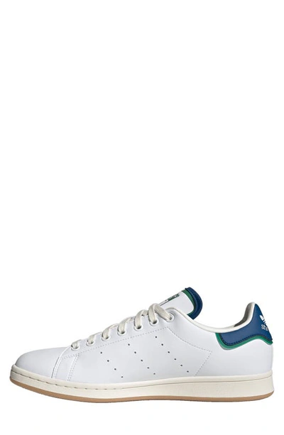Shop Adidas Originals Stan Smith Sneaker In Footwear White/ Blue