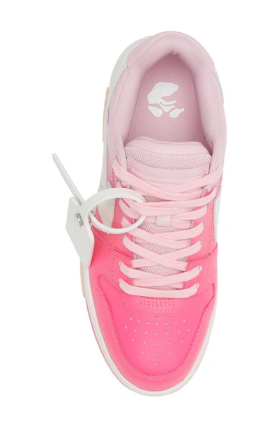 Shop Off-white Out Of Office Ombré Sneaker In Fuschia Pink