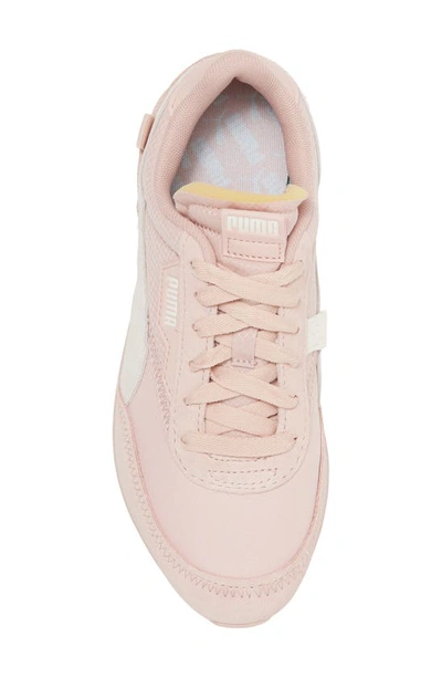 Shop Puma Future Rider Mono Sneaker In Rose Quartz/ Marshmallow
