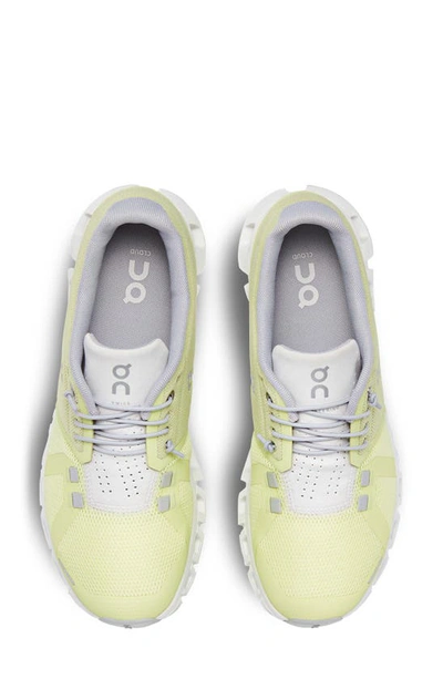 On Women's Cloud 5 Low Top Sneakers In Hay/ Frost