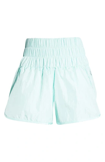 Shop Fp Movement The Way Home Shorts In Washed Aqua
