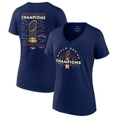 Fanatics Branded Navy Houston Astros 2022 World Series Champions Signature Roster T-Shirt