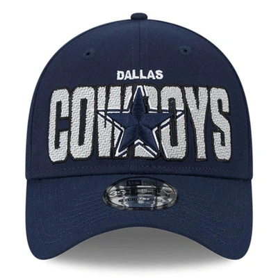 Dallas Cowboys New Era 2022 NFL Draft 39THIRTY Flex Hat - Black/Navy