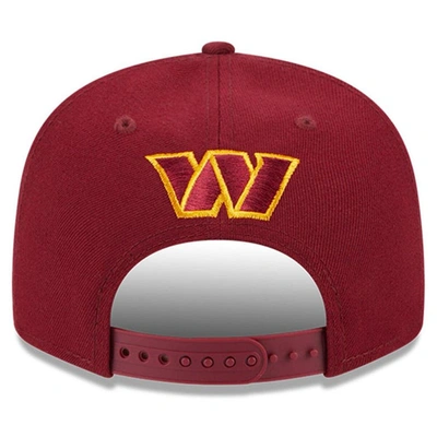 Shop New Era Burgundy Washington Commanders 2023 Nfl Draft 9fifty Snapback Adjustable Hat