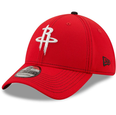 Shop New Era Red Houston Rockets Team Dash 39thirty Flex Hat