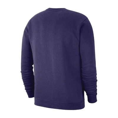 Shop Nike Purple Tcu Horned Frogs Arch Club Fleece Pullover Sweatshirt