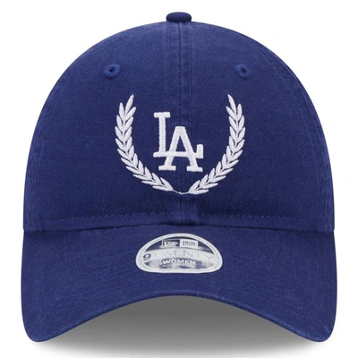 Shop New Era Royal Los Angeles Dodgers Leaves 9twenty Adjustable Hat