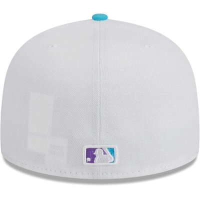 Shop New Era White Los Angeles Angels  Vice 59fifty Fitted Hat