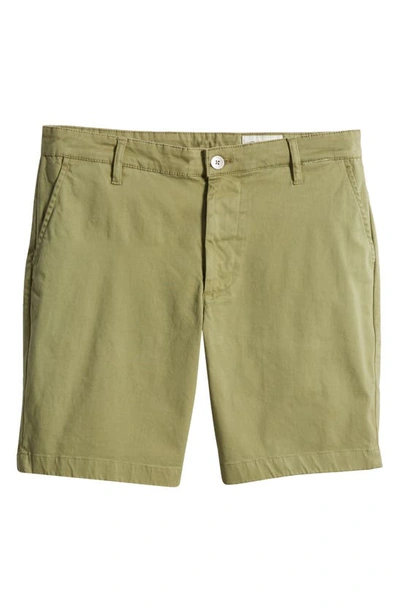 Shop Ag Wanderer 8.5-inch Stretch Cotton Chino Shorts In Cavalry Se