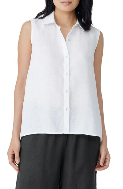 Eileen fisher sale white blouse