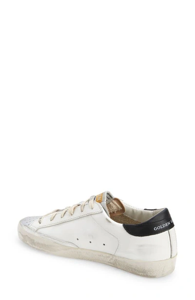 Shop Golden Goose Super-star Low Top Sneaker In White/ Taupe