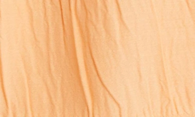 Bp. Textured Smocked Drawstring Shorts In Orange Cobbler