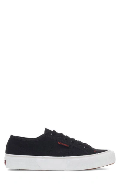 Shop Superga 2490 Bold Sneaker In Black-red-white