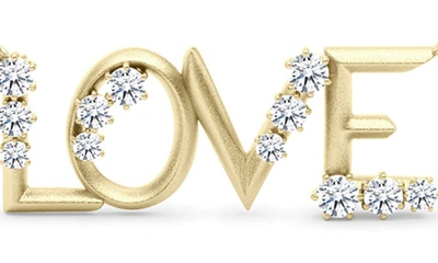 Hautecarat Love Lab-created Diamond Necklace In 18k Yellow Gold
