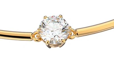 Swarovski Constella  Crystal Goldplated Necklace In White