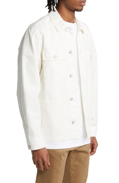 Shop Carhartt Michigan Chore Coat In Off-white