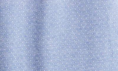 Shop 34 Heritage Star Dot Print Cotton Button-up Shirt In Indigo