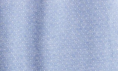 34 Heritage Star Dot Print Cotton Button-up Shirt In Indigo