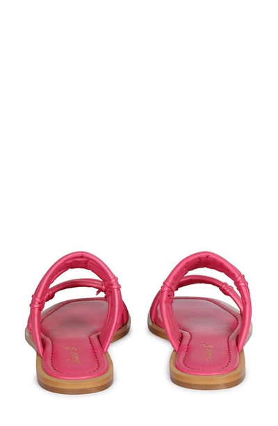 Shop Saint G Zoya Slide Sandal In Hot Pink