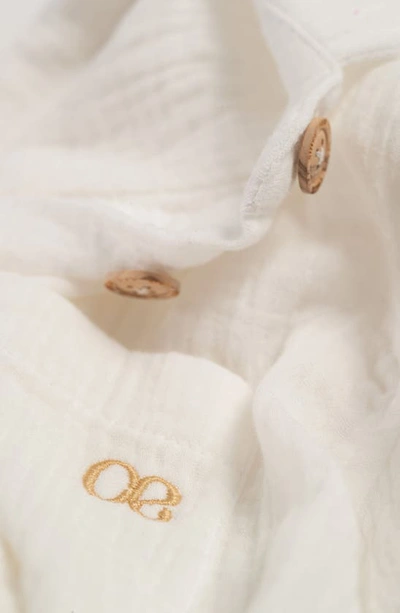 Shop Cache Coeur Bertille Button-up Maternity/nursing Shirtdress In White