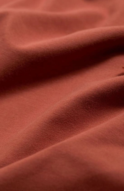 Cache Coeur Matelot Maternity/nursing Dress In Terracotta