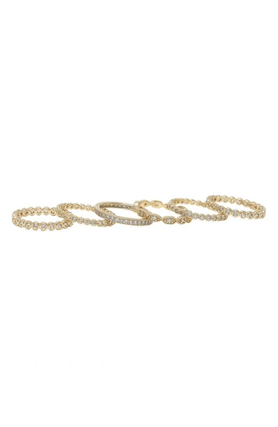 Ettika Set Of 6 Stacking Rings In Gold