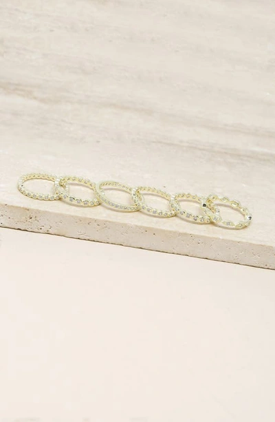 Ettika Set Of 6 Stacking Rings In Gold