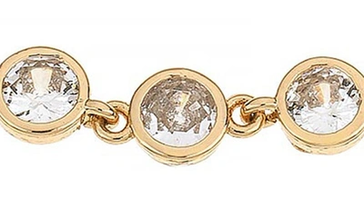 Ettika Everyday Cubic Zirconia Link Bracelet In Gold