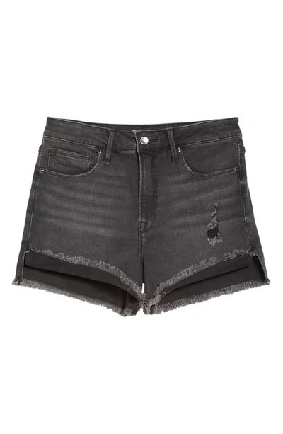 Shop Good American Good Curve Shorts In Black089