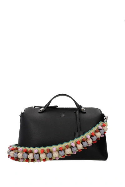 Shop Fendi Shoulder Strap Leather Multicolor