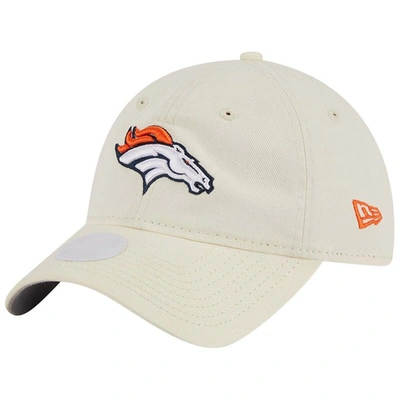 Shop New Era Cream Denver Broncos Core Classic 2.0 Adjustable Hat