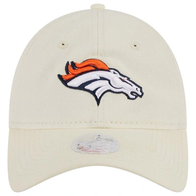 Shop New Era Cream Denver Broncos Core Classic 2.0 Adjustable Hat