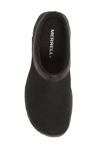 Merrell Encore Ice 4 Womens Sheepskin Faux Fur Clogs In Black Fabric