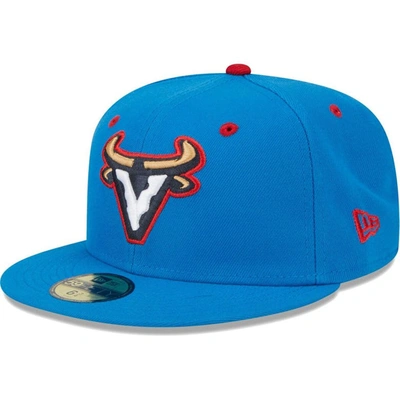 Shop New Era Blue Visalia Rawhide Copa De La Diversion 59fifty Fitted Hat