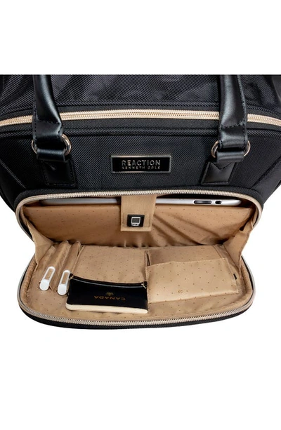Shop Kenneth Cole Chelsea Underseat Roller Luggage In Black