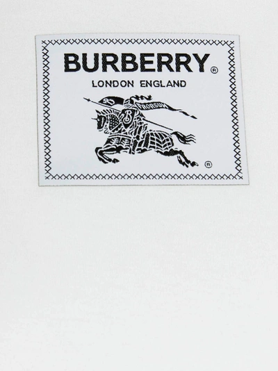 Shop Burberry 'prorsum' T-shirt In White