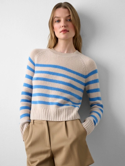 White + Warren Cashmere Marled Wide Rib Shell Top