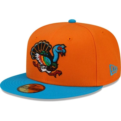 Shop New Era Orange Augusta Greenjackets Copa De La Diversion 59fifty Fitted Hat