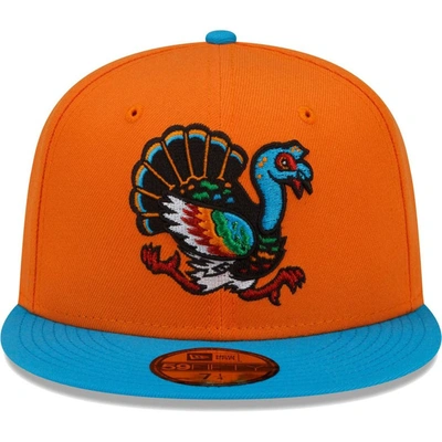 Shop New Era Orange Augusta Greenjackets Copa De La Diversion 59fifty Fitted Hat