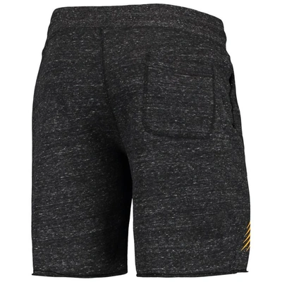 Shop Homage Charcoal Golden State Warriors Primary Logo Tri-blend Sweat Shorts
