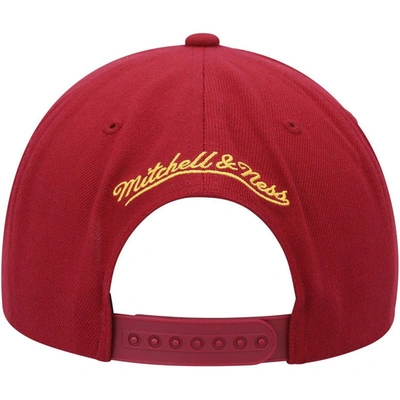 Mitchell & Ness Men's  Red Denver Nuggets Side Core 2.0 Snapback Hat In Red