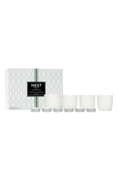 Shop Nest New York White Tea & Rosemary Tealight Candle Set
