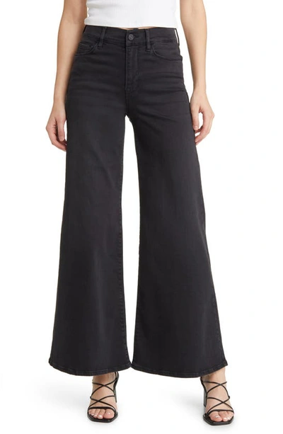 Shop Frame Le Pixie Palazzo Wide Leg Jeans In Kerry