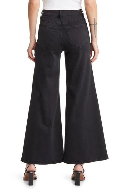 Shop Frame Le Pixie Palazzo Wide Leg Jeans In Kerry