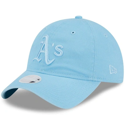 Shop New Era Light Blue Oakland Athletics Doscientos Core Classic 9twenty Adjustable Hat