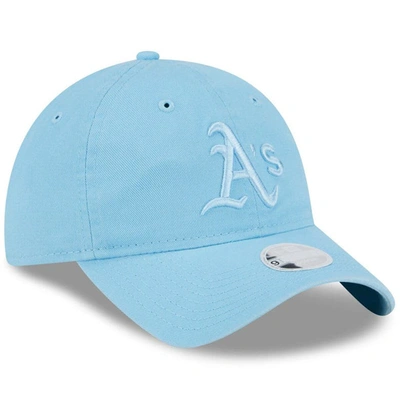 Shop New Era Light Blue Oakland Athletics Doscientos Core Classic 9twenty Adjustable Hat