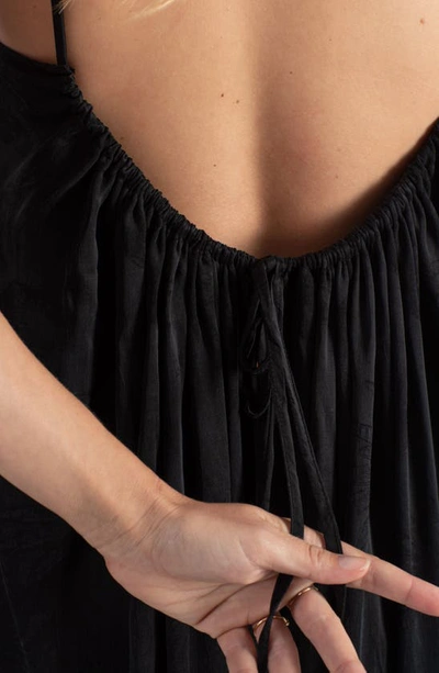 Shop Cache Coeur Isis Maternity/nursing Maxi Dress In Black
