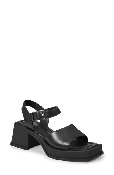 Shop Vagabond Shoemakers Hennie Platform Sandal In Black