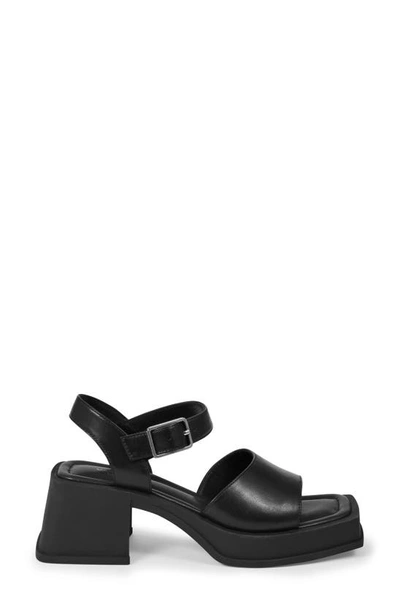 Shop Vagabond Shoemakers Hennie Platform Sandal In Black