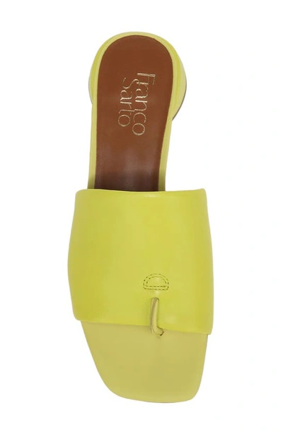 Shop Franco Sarto Loran Sandal In Limeade Leather